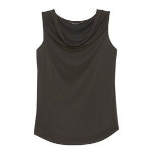Banana Republic Sleeveless Top Blouse Black Size Medium